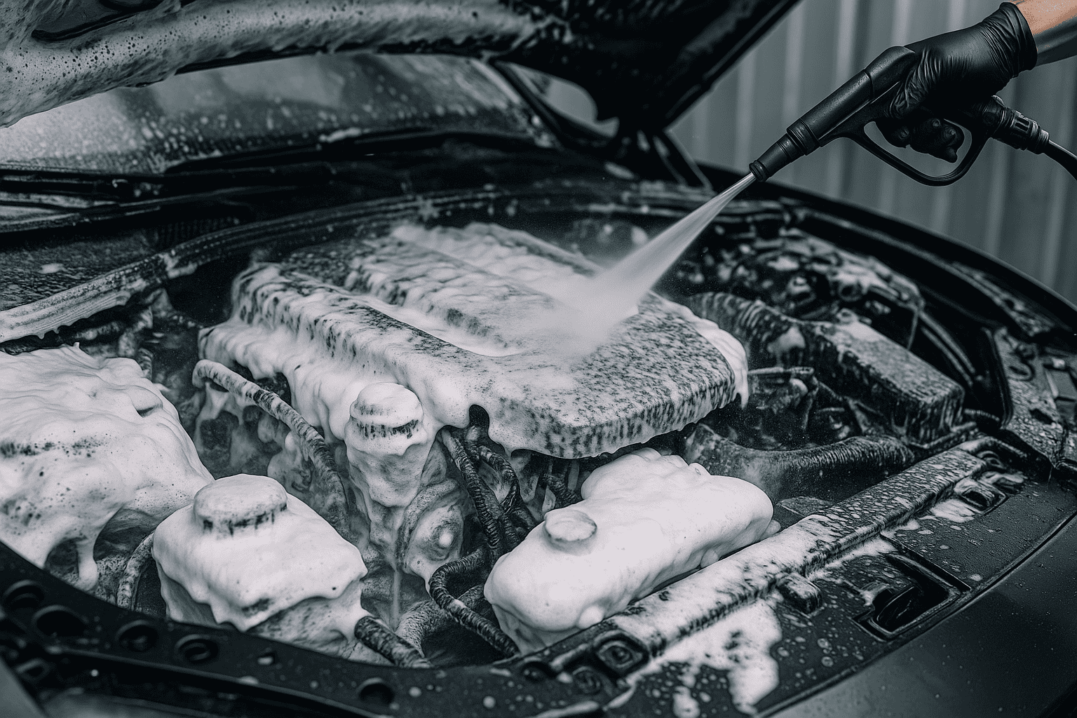 engine washing and cleaning